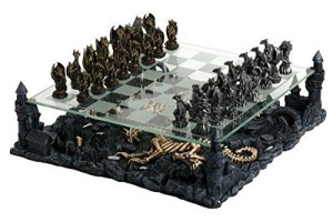 Dragon chess set, chess sets, chessboard