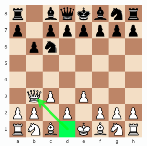 Your opponent moves pawn to h,6.