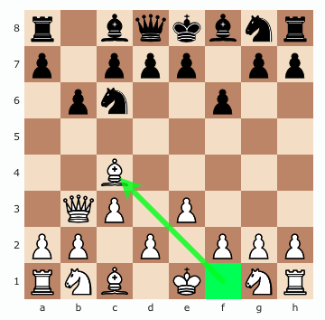 Your opponent moves pawn to h,6.